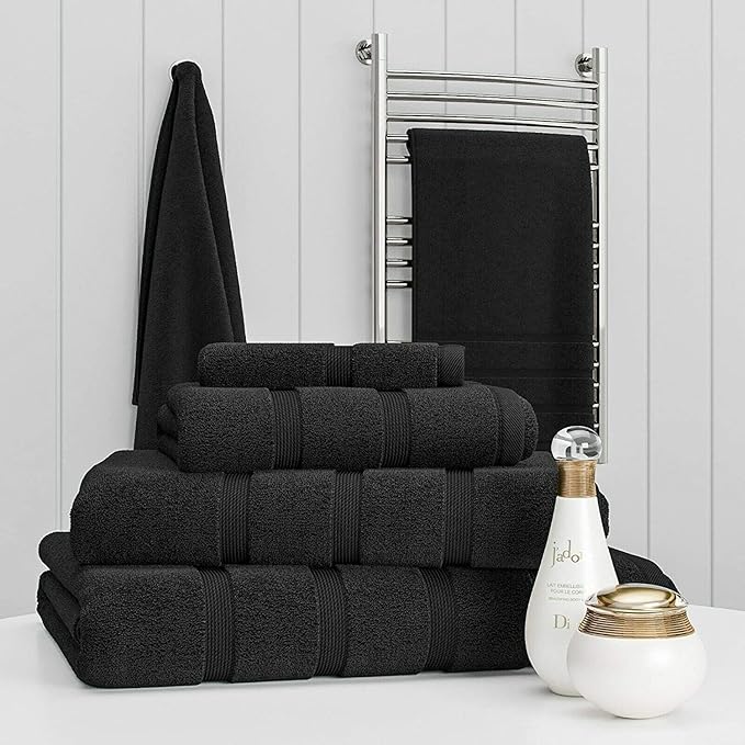 Premium 4 Piece Cotton Towel Bale – Ultra Soft, 500 GSM Luxury Bathroom Set