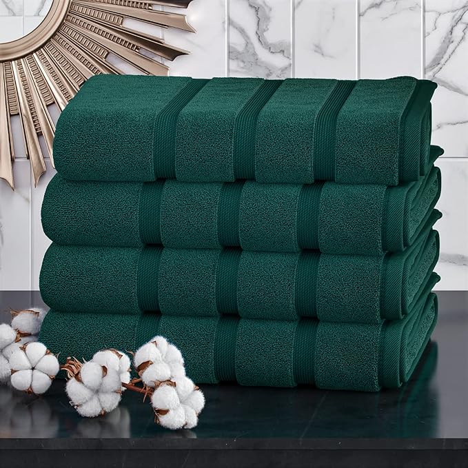 Luxury Towel Set 100% Cotton 4 Piece Bath Towel Set Bath Towel Bale 500 GSM.