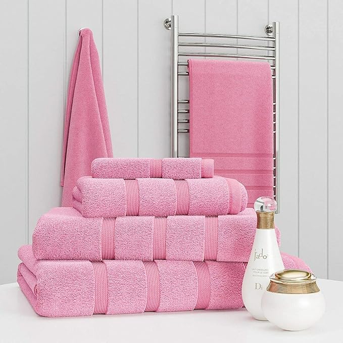 Premium 4 Piece Cotton Towel Bale – Ultra Soft, 500 GSM Luxury Bathroom Set