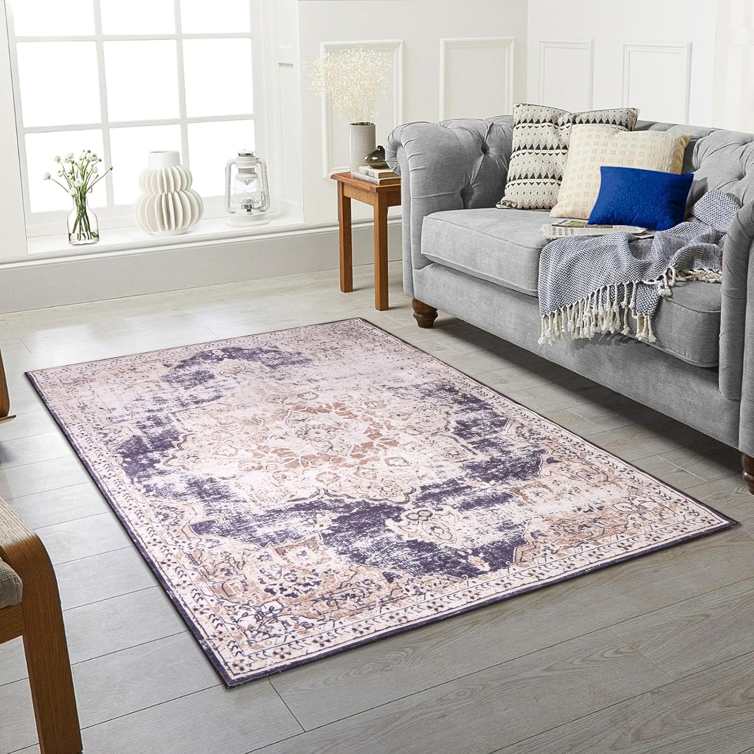 Flower Collection Rugs Small To Extra Large Living Room Floor Carpet Rugs