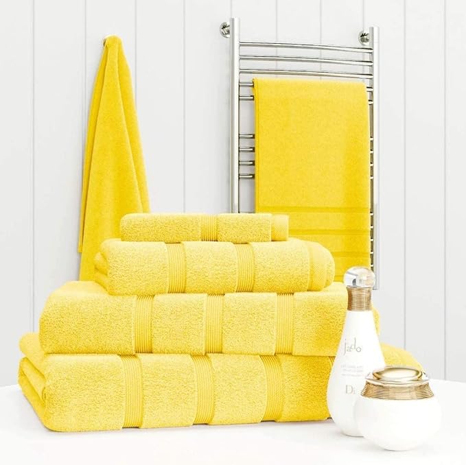 Premium 4 Piece Cotton Towel Bale – Ultra Soft, 500 GSM Luxury Bathroom Set